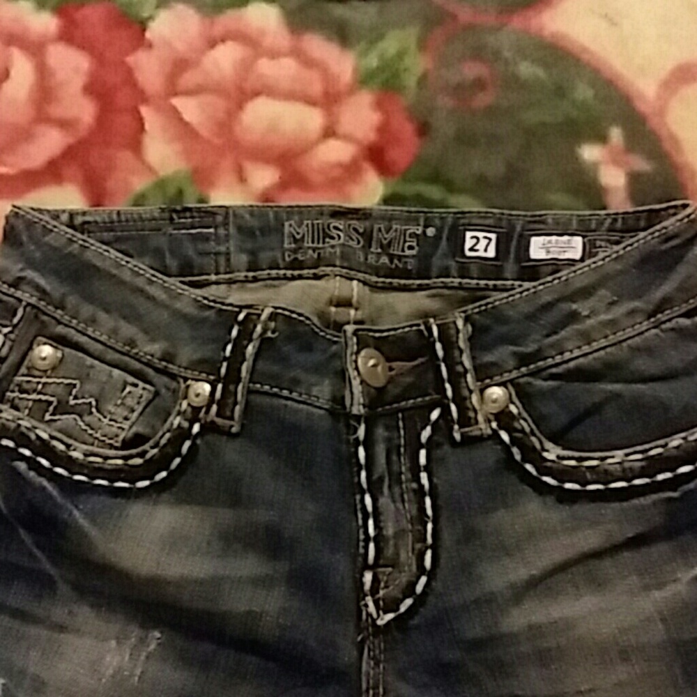 Nwot! Miss Me Jeans. Blue. Bootcut. Long